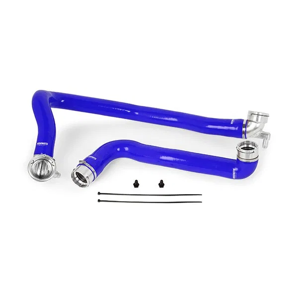 MMHOSE-F2D-11BL – MISHIMOTO Radiator Hose, Blue Silicone 330 Degree Fahrenheit Maximum Temperature With Two Pre-insta...